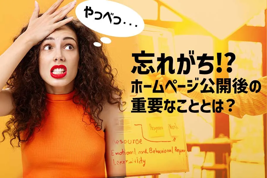 【見るべき!】どうしたらいいの!?ホームページ公開後に行うべき重要なこととは?【2023年最新版】